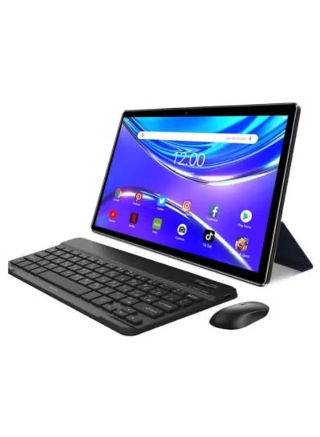 AIR TAB U25 Pro Android 15 Tablet 10.1 Inch FHD Display 16GB RAM 1TB Storage 10000mAh Battery Dual SIM WiFi Bluetooth with Arabic Keyboard Fast Performance for Study Work Entertainment Black - Image 3